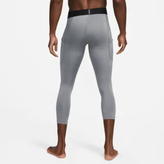 Pantalón Mallas Térmica Nike Pro Dri-Fit 3/4 Gris.