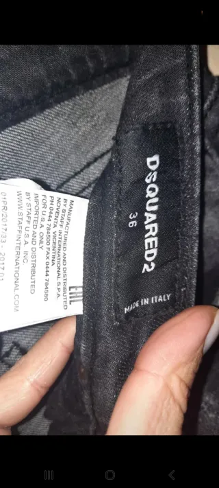 Pantalón Vaquero DSQUARED2 Negro
