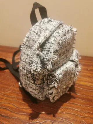 Minimochila Tweed Perlas