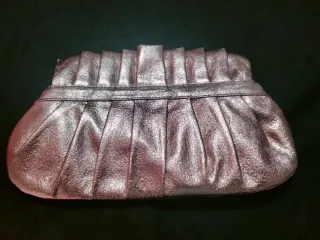 Bolso de fiesta dorado y rosa