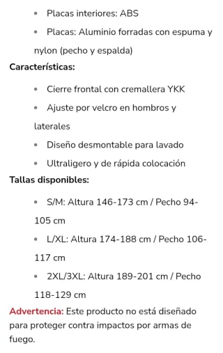 Chaleco Anti-corte Seguridad
