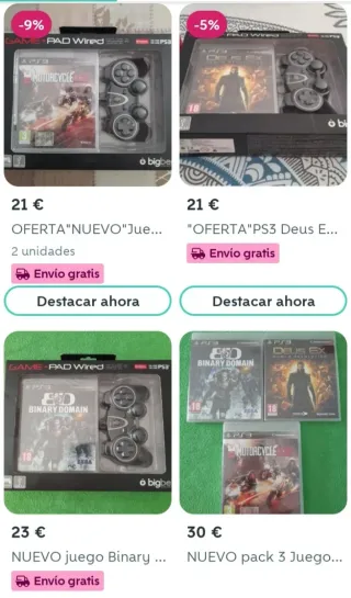 Oferta.NUEVO.Juego Ps3 Snipers+Fusil en caja