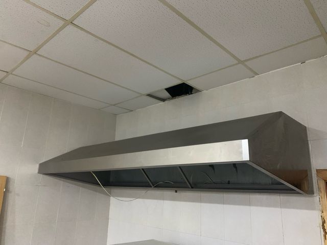 Campana extractora industrial acero inoxidable 250