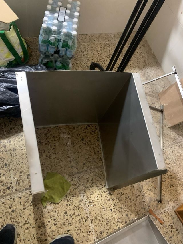 Campana extractora industrial acero inoxidable 250