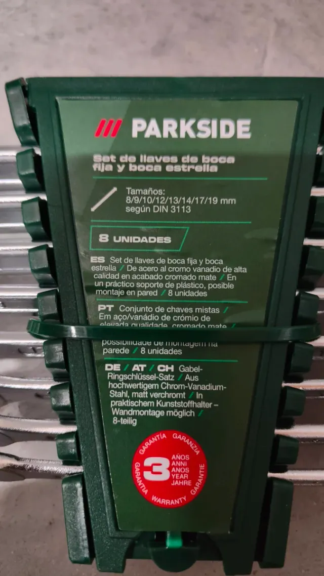 Juego Llaves Fijas Parkside