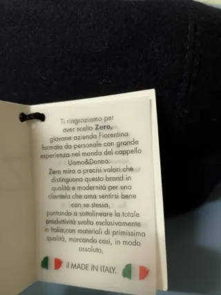 Coppola 100% Lana Zero Mod. Firenze