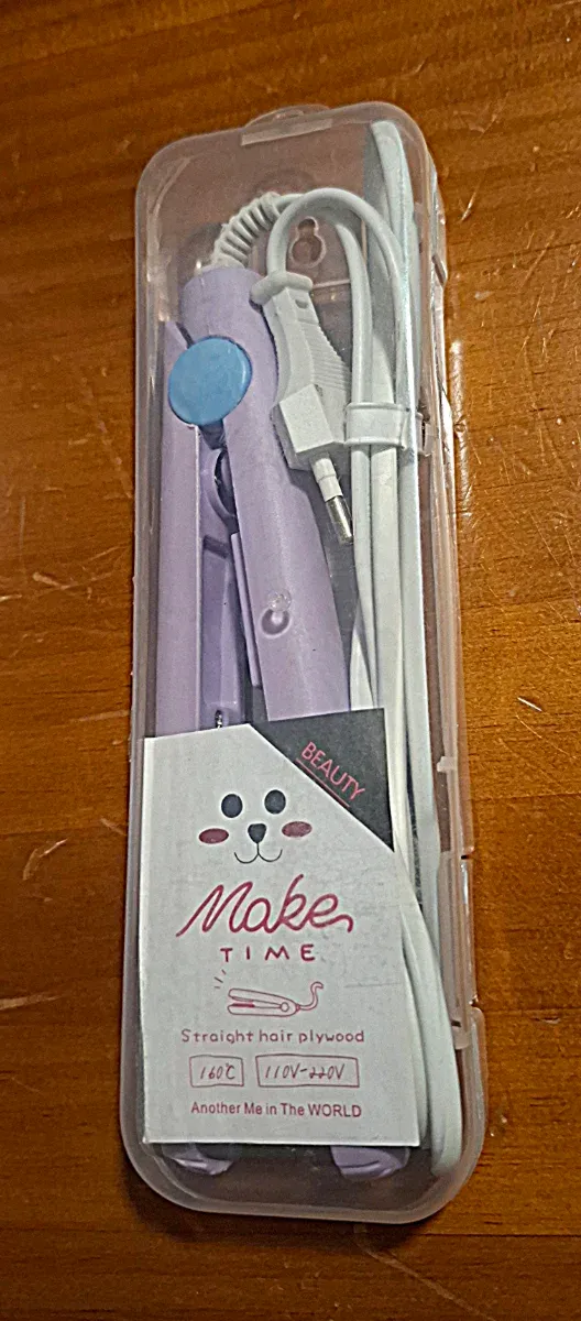 Mini plancha de pelo 18cm(recibo oferta)