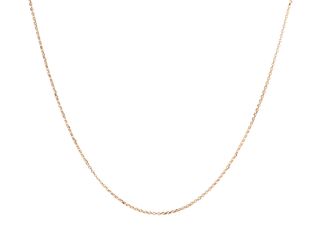 cadena oro 18k 22.5cm