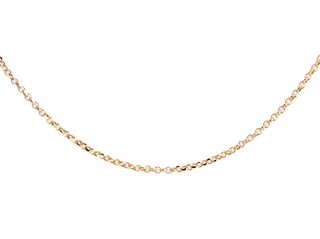 cadena oro 18k 22.5cm