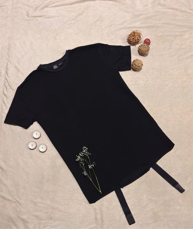 Camiseta negra hombre