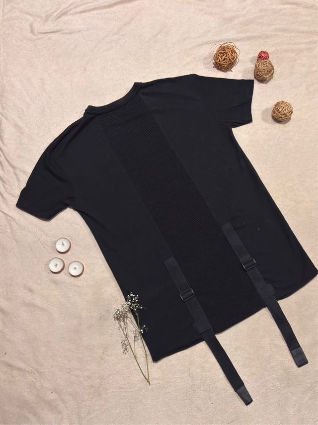 Camiseta negra hombre