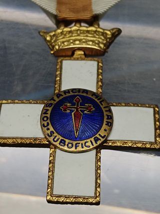 Medalla militar. Constancia. Suboficial.