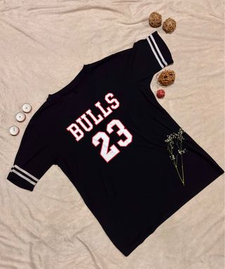 Camiseta Bulls 23 Negra