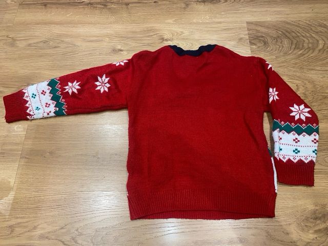 Jersey Navidad niño con luces. Talla 9-10 años.