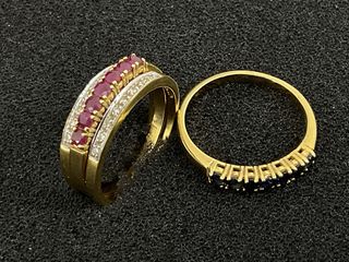 anillo oro 18k con piedra con circonita