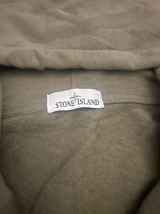 Sudadera Stone Island cremallera verde