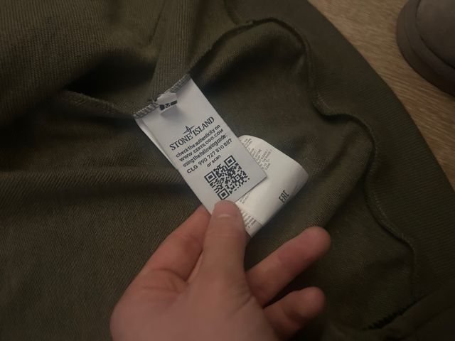 Sudadera Stone Island cremallera verde