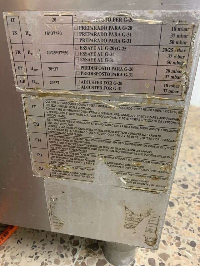 Cocina profesional 80 cm