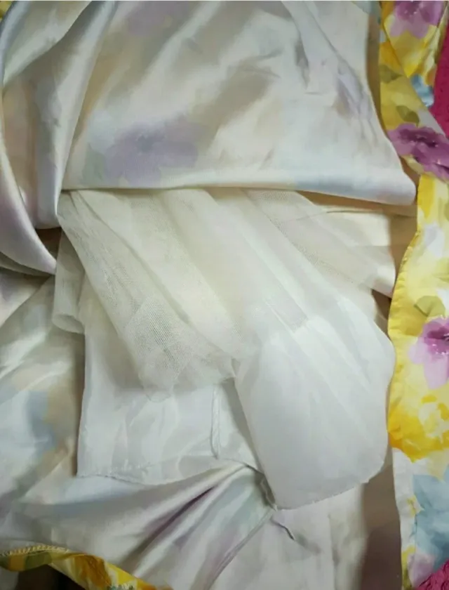 Vestido largo floral talla XS