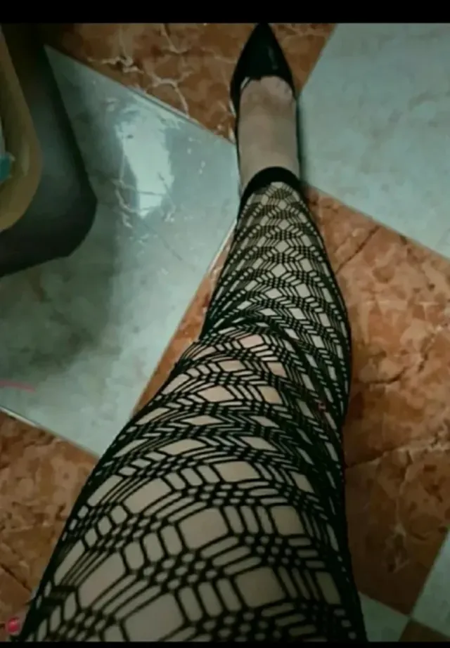 Medias rejilla negras talla única