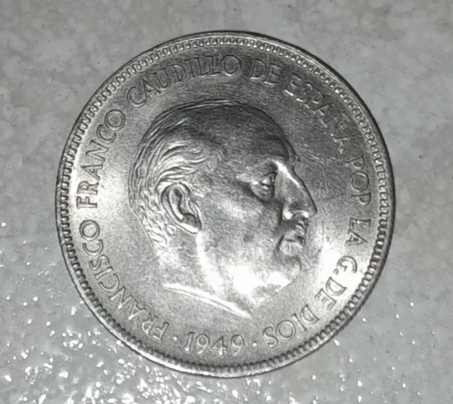 Moneda Española Francisco Franco 1949