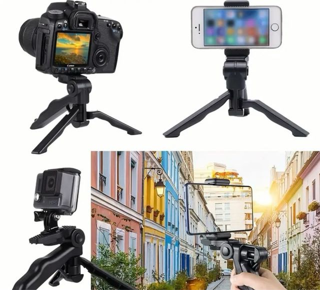 Trípode Profesional Móvil y Cámara