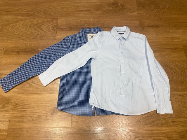 Lote 2 Camisas Algodón Niño 9-10 Años