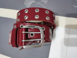 Cintura Levi's Borgogna Occhielli Regolabile
