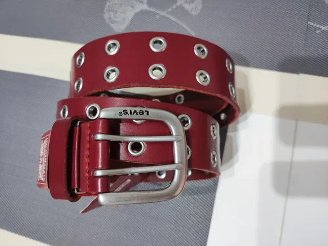 Cintura Levi's Borgogna Occhielli Regolabile