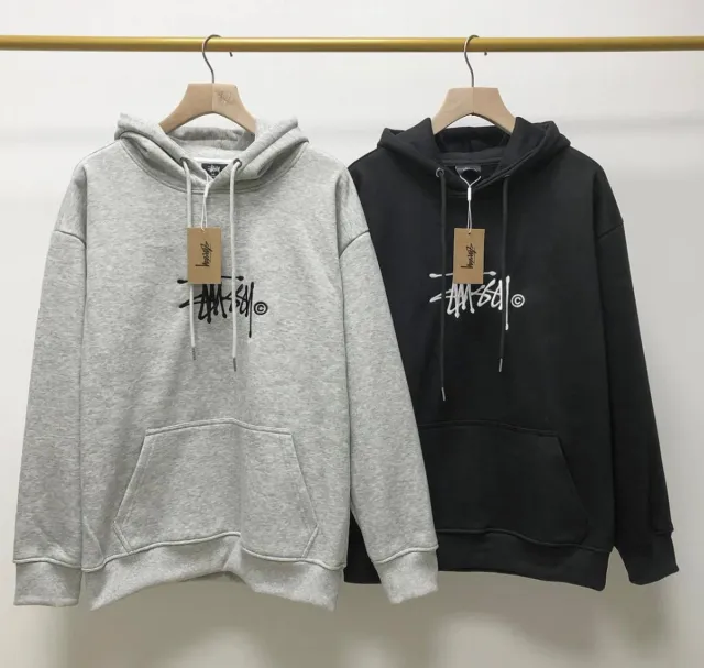 Sudadera Stussy Negra y Gris
