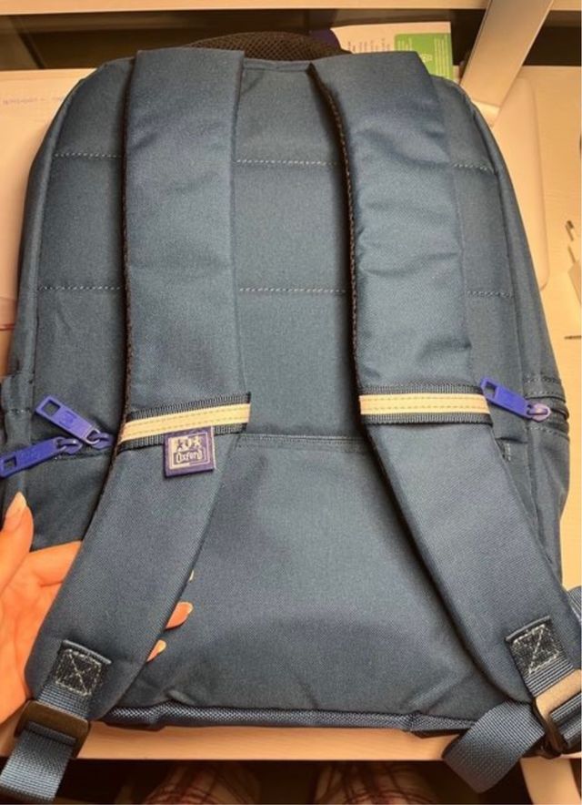 NUOVA Borsa Oxford Blu e IMPERMEABILE