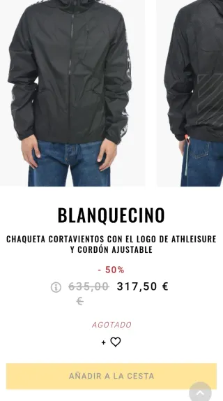 Chubasquero Off-White ORIGINAL