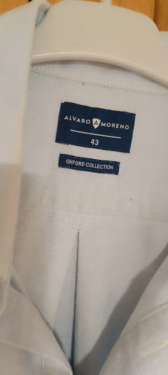 Camisa Álvaro Moreno Azul Manga Larga