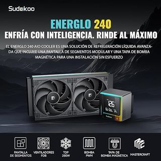Sudokoo ENERGLO 240 Refrigeración Líquida PC + LCD