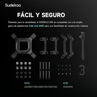 Sudokoo ENERGLO 240 Refrigeración Líquida PC + LCD