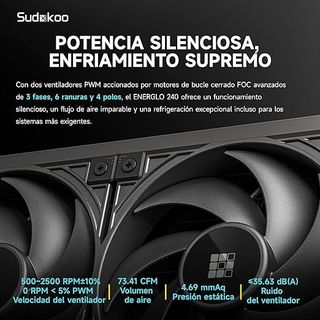 Sudokoo ENERGLO 240 Refrigeración Líquida PC + LCD