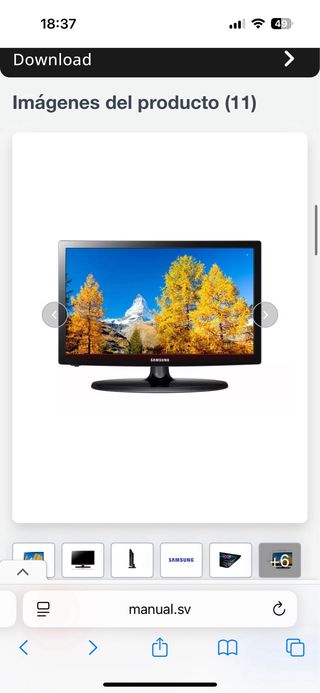 TV SAMSUNG UE22ES5000W - 22”