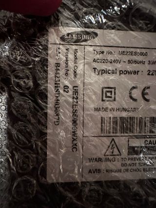 TV SAMSUNG UE22ES5000W - 22”