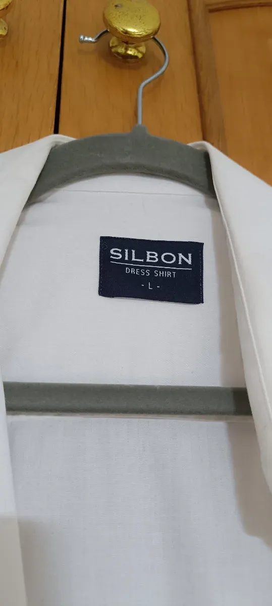 Camisa de vestir SILBON blanca