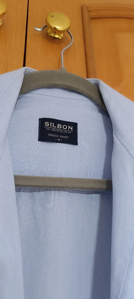 Camisa Silbon Azul Vestir