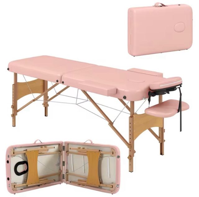 Camilla masajes color rosa. Nueva.