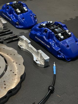 Suportes adaptação travagem feitos por medida