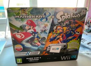 Nintendo Wii U Mario Kart 8 + Splatoon Premium Pack