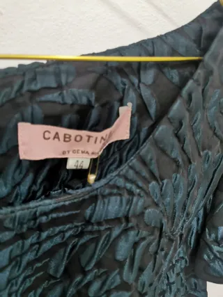 Vestido fiesta talla 44  verde azulado nuevo