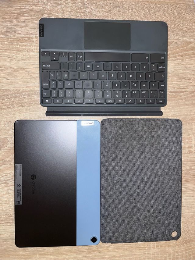 Tableta Teclado Lenovo Chromebook Negro/Azul