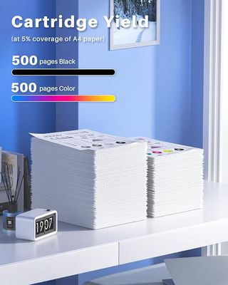 INK4U LC521 4x Tinta con Chip Brother DCP-J1260W