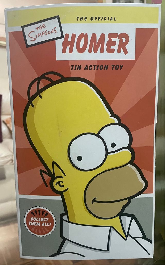 Figura Homer Simpson Tin Action Toy