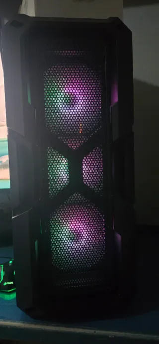 Ordenador Gaming Negro/Morado