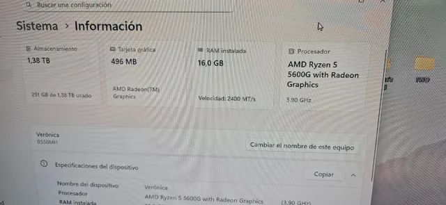 Ordenador Gaming Negro/Morado