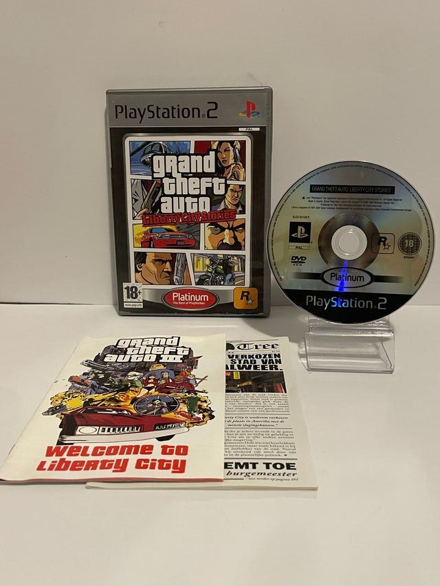 GTA Liberty City Stories PS2 Platinum Completo